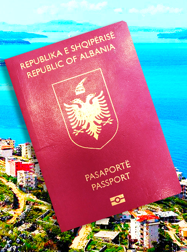 阿尔巴尼亚护照样本