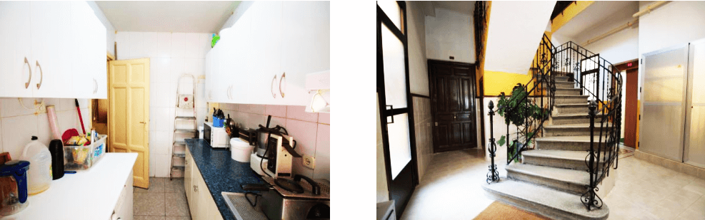 马德里市中心小户型公寓朝南采光极佳实景拍摄图厨房