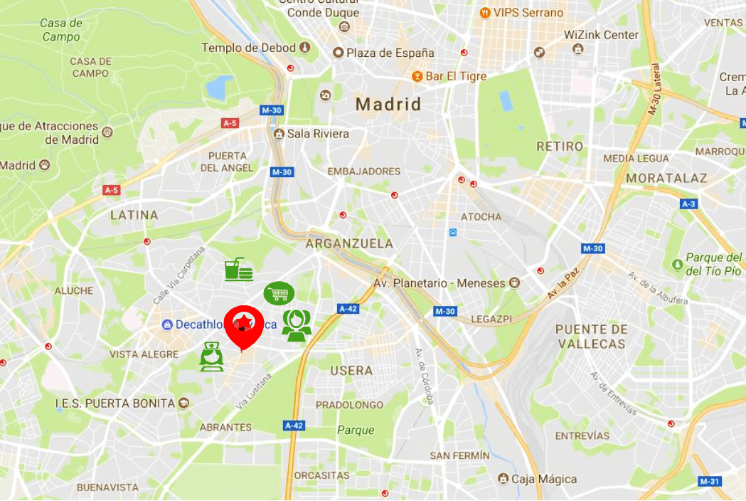 马德里西南核心区三室两卫阳光通透温馨舒适房产周边配套