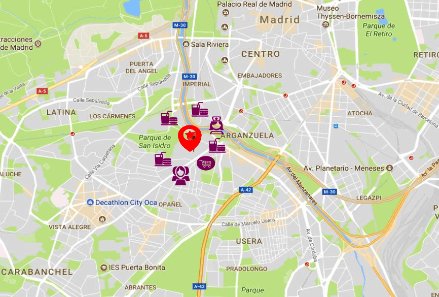 马德里圣伊西德罗公园优质单身公寓投资首选房产周边配套