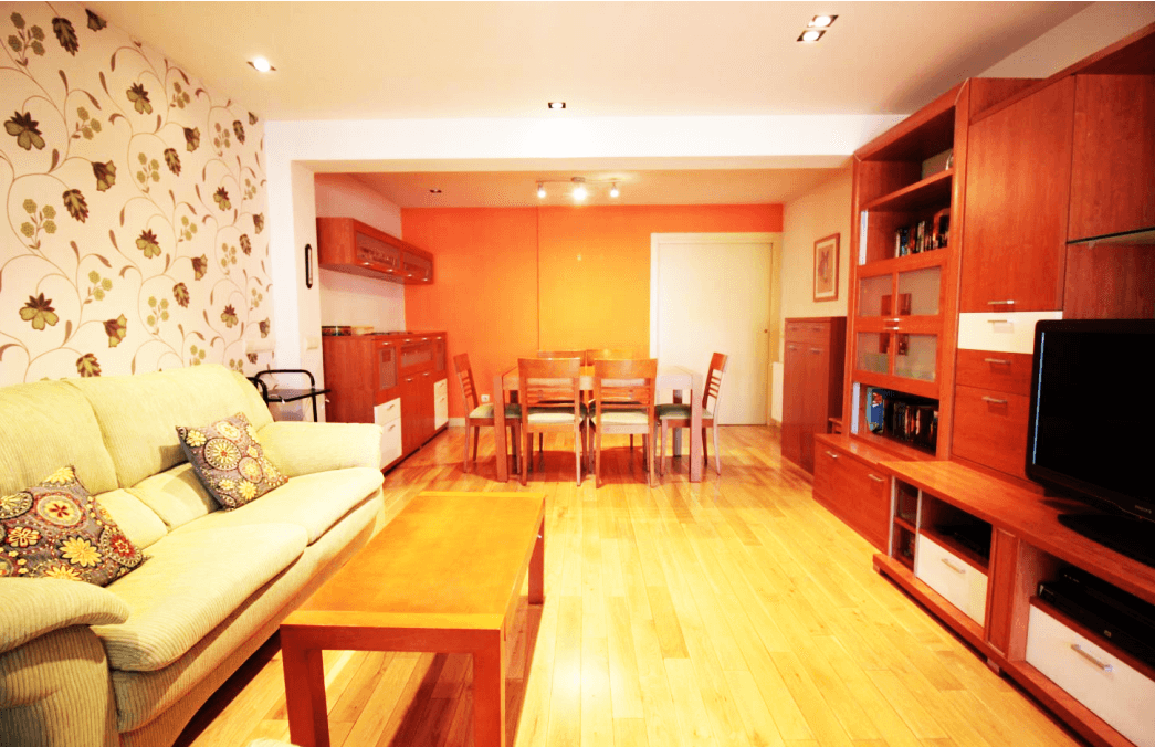 马德里圣伊西德罗公园优质精装二居全新装修投资首选房产实景拍摄图客厅