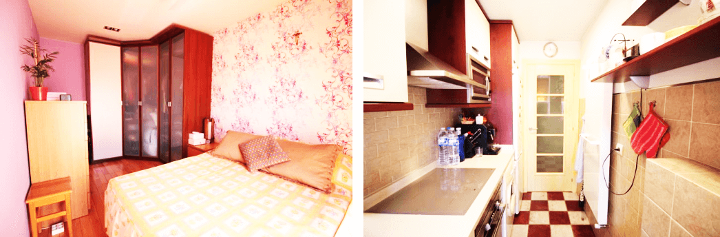 马德里圣伊西德罗公园优质精装二居全新装修投资首选房产实景拍摄图厨房