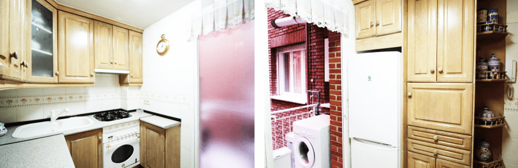 马德里三环边优质精装三居南北朝向采光极佳房产实景拍摄图厨房