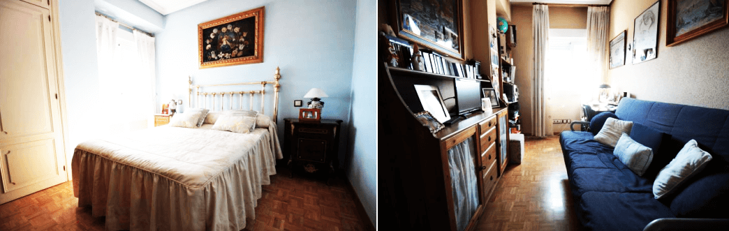 马德里田园之家精品公寓欧式温馨典雅房产实景拍摄图次卧