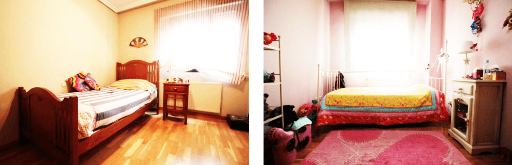 马德里市中心精装三室两卫花园小区豪华配套房产实景拍摄图次卧