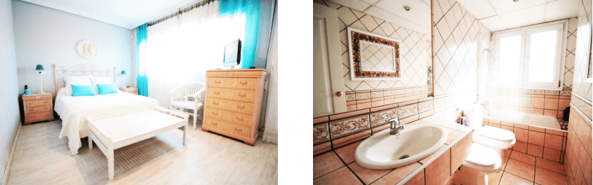 马德里北部顶级富人区豪华复式楼豪华装修大天台私人泳池房产实景拍摄图厕所