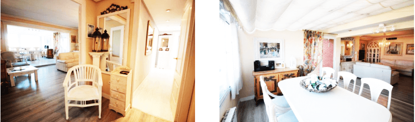 马德里北部顶级富人区豪华复式楼豪华装修大天台私人泳池房产实景拍摄图客厅全景