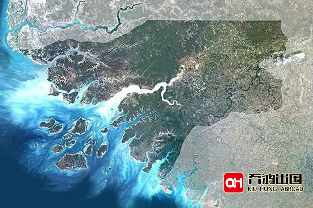 几内亚比绍地形图